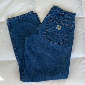 Carhartt Lined Men's Relaxed Fit Denim Jeans, 31x32